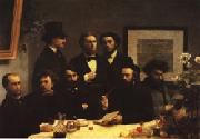 Henri Fantin-Latour Around the Table Sweden oil painting artist